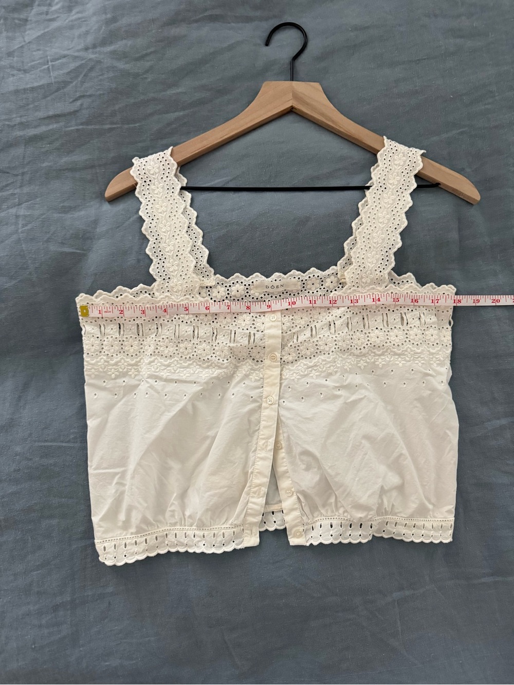 Doen estelle top in white size medium - Picture 6 of 8